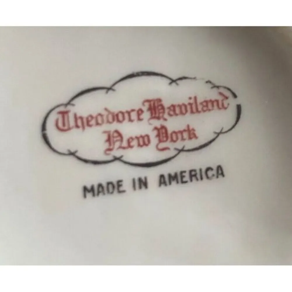 Theodore Haviland New York Rosemont Covered‎ Vegetable Serving Bowl Roses {sh18}
